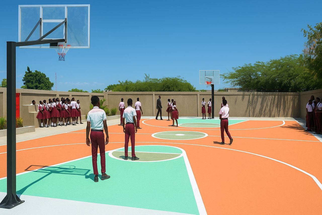 Terrain de sport du Collège Andrew Grene